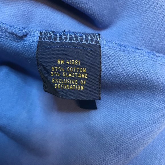 NWT Polo Ralph Lauren Stretch Mesh Blue Polo $125 - Picture 6 of 7